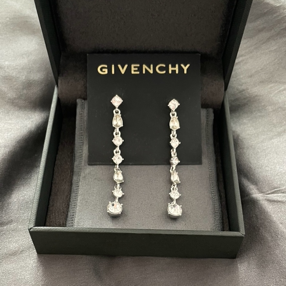 Givenchy Crystal Drop Earrings